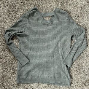 New York & Company Light Weight Gray Sweater Size M